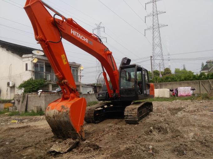 zx200-3G Hitachi a utilisé l'excavatrice à vendre l'excavatrice de minit de moteur d'isuzu d'excavatrice de voie 1.5m3